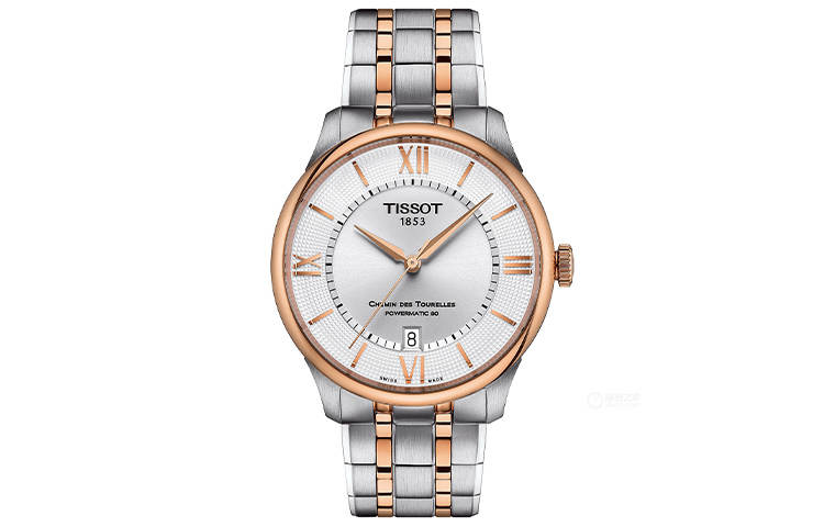 TISSOT Tourelles Collection Automatic Mechanical Movement 50m Waterproof Unisex Watch 39mm Silver Dial