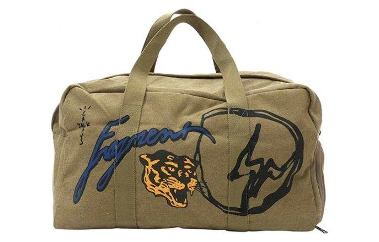Travis Scott Travis Scott Canvas Bag, Handbag Regular Men's Olive