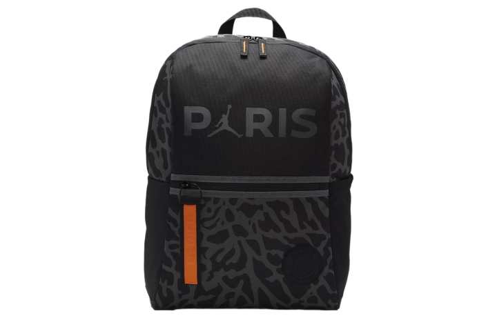 Jordan Jordan Top Zip Closure Polyester Essential Backpack Regular Men's Black