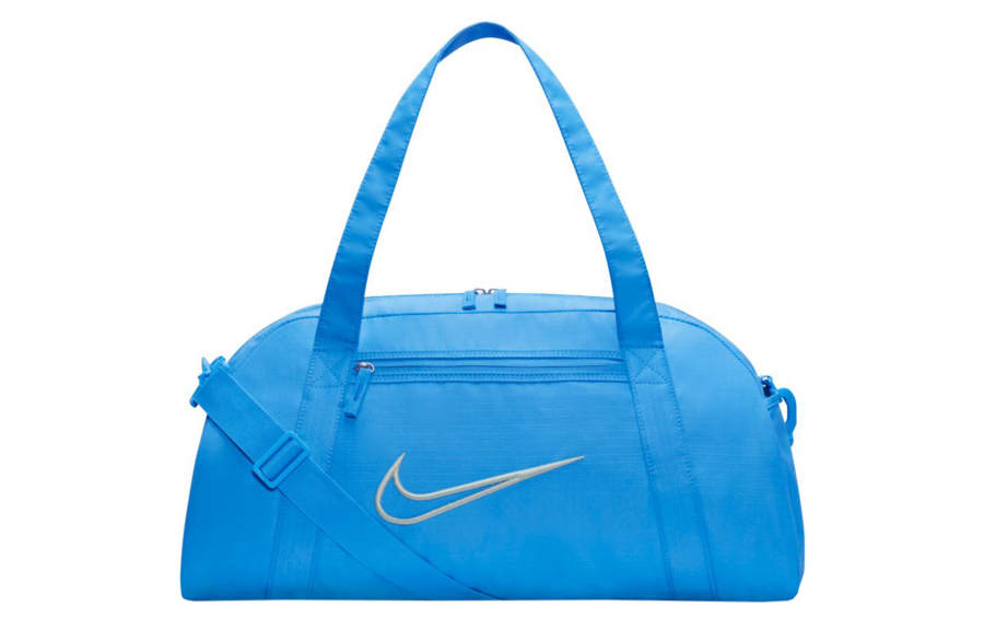 Nike Nike Polyester Luggage Bag, Shoulder Bag, Crossbody Bag, Handbag, Travel Bag, Gym Bag Unisex Light Blue