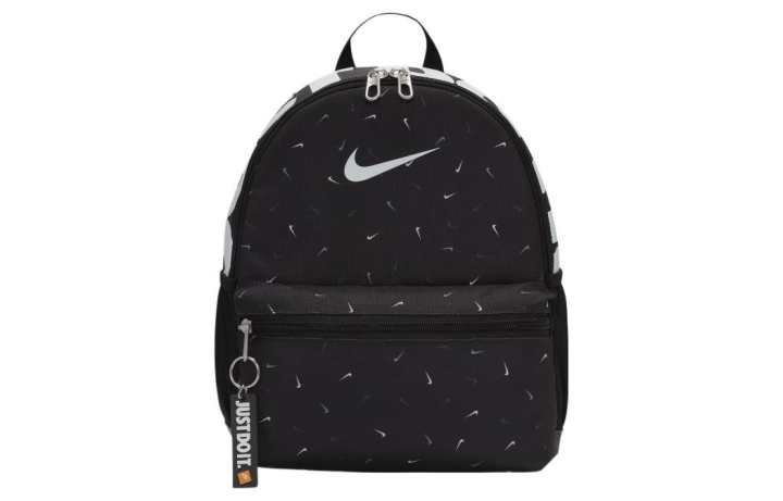 Nike Nike Polyester Backpack Regular Men's Black & White