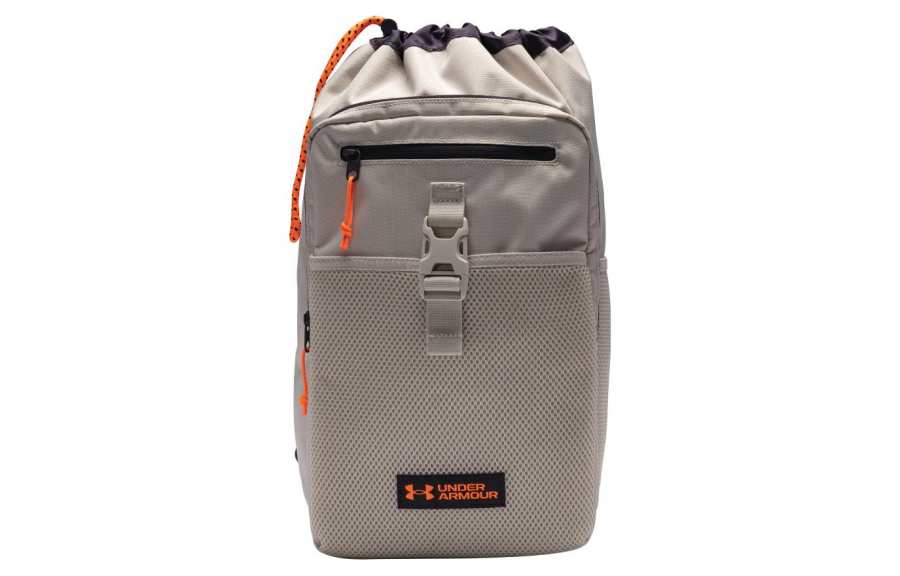 Under Armour Polyester Sports Bag, Shoulder Bag, Crossbody Bag Regular Unisex Mist White