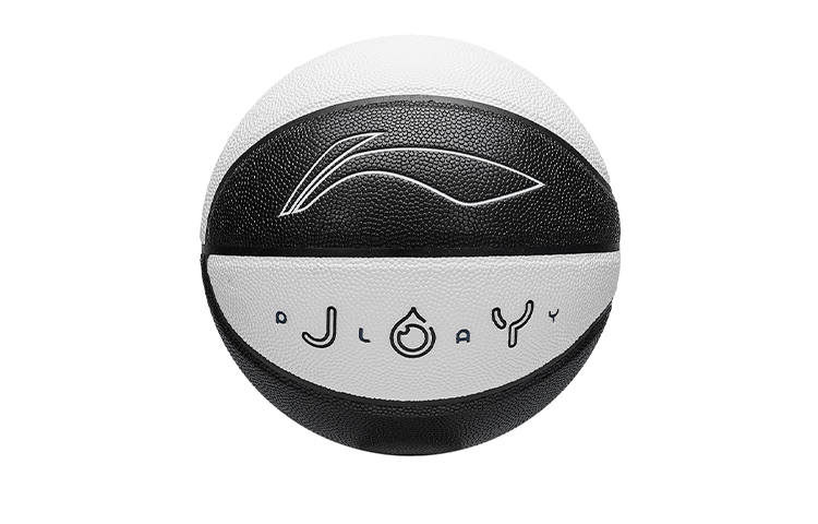 Li-Ning Li Ning Pu Basketball Black White Size 6 Ball Training