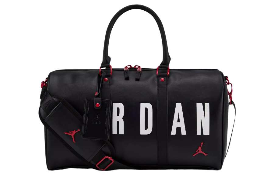 Jordan Jordan Synthetic Leather Luggage Bag, Handheld Bucket Bag, Fitness Handbag, Shoulder Bag Unisex