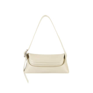 OSOI FOLDER BROT Cow Leather Handbag, Shoulder Bag Regular Women's White