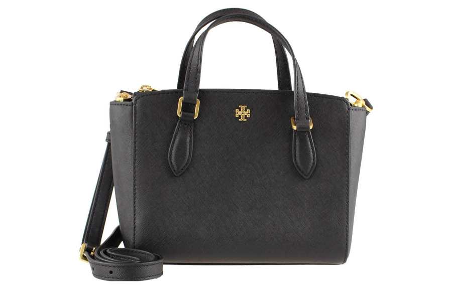 TORY BURCH Emerson Cow Leather Tote Bag, Shopping Bag, Dumpling Handbag, Shoulder Bag, Crossbody Bag, Handbag Small