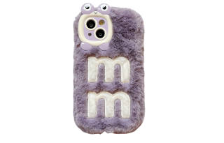 CORBELLATI Plush Material New Arrival 3D Effect Cartoon Frog Frame Double Sided Embroidery Sunglasses Phone Cases
