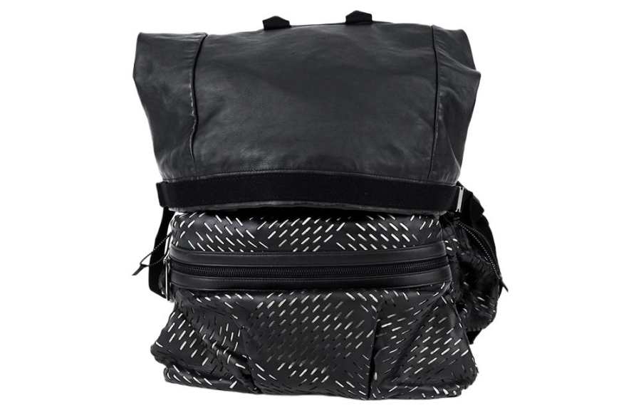 Bottega Veneta Cow Leather Backpack Men's Black