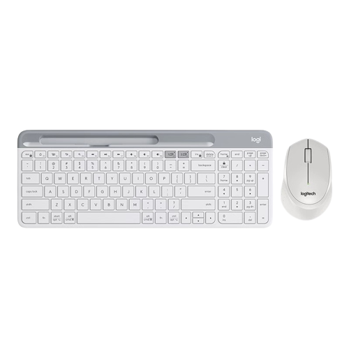 Logitech Logitech None 104 Keys Wireless Bluetooth Keyboard M330 Wireless Quiet Mice Office Home Keyboard & Mouse Set Keyboards
