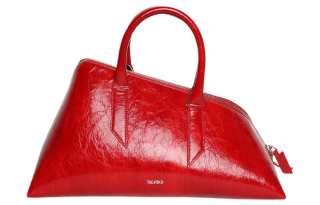 The Attico Leather Handbag Regular Women's Bright Red