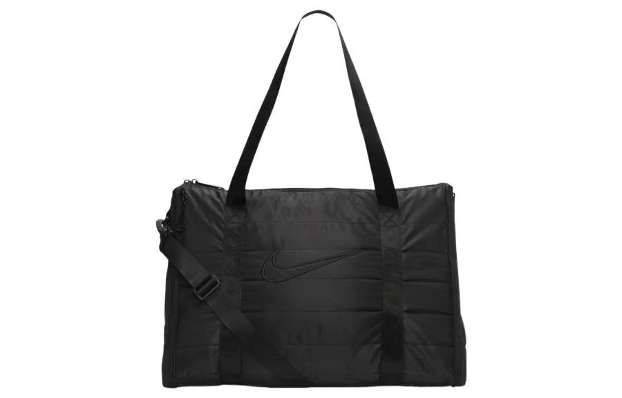Nike Nike Fabric Tote Bag, Shopping Bag, Handbag, Shoulder Bag, Crossbody Bag, Travel Bag Regular Unisex Black