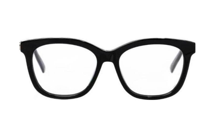 DIOR DIOR Acetate Butterfly Eyeglass Frames Men's Black