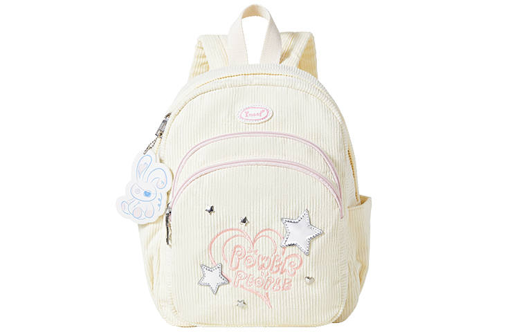 Sound For Life Fabric Backpack Small Women's Ecru
