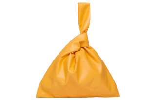 NANUSHKA Polyurethane Blend With Recycled Polyester Clutch Handbag Large Women's Orange