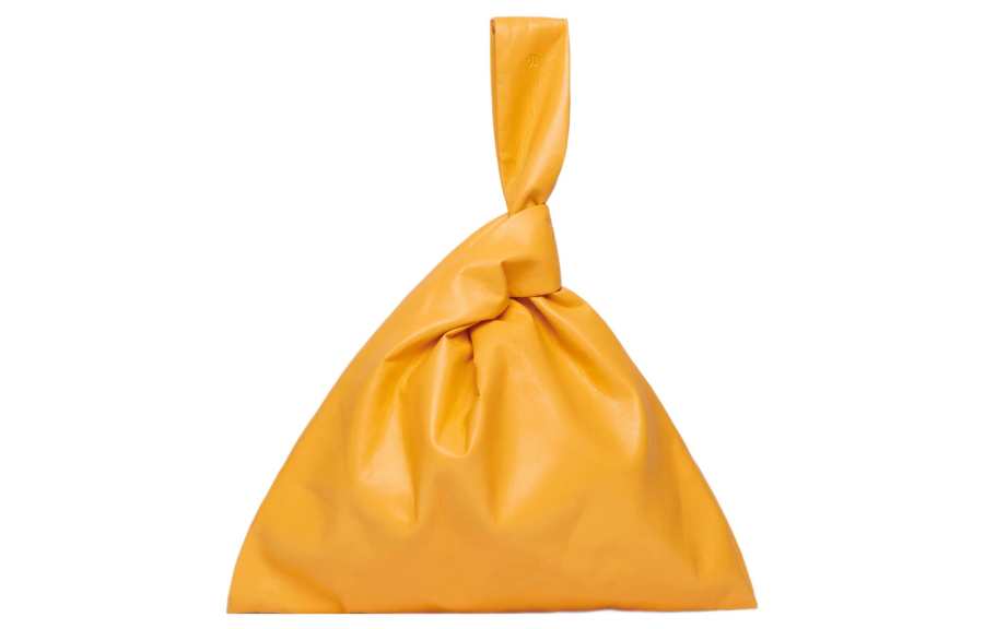 NANUSHKA Polyurethane Blend With Recycled Polyester Clutch Handbag Large Women's Orange
