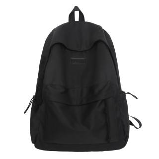 DELIXIONG Nylon Backpack Regular Unisex Black/White/Blue/Brown