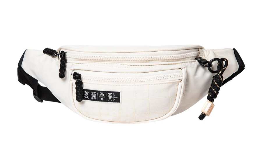 Erke Textile Fabric Fanny Pack Regular Unisex Apricot Khaki