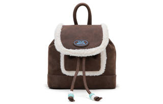 VANWALK Pu Backpack Small Unisex White/pink/brown/brown