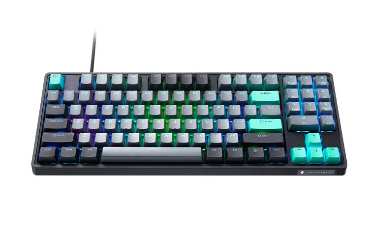 ThundeRobot KG3089 Brown Switch 89 Keys Full Keycap With No Conflict Wires, PBT Two Tone Keycap