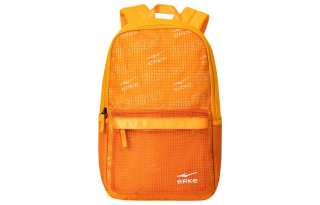 Erke Textile Fabric Backpack Regular Unisex Citrus Orange