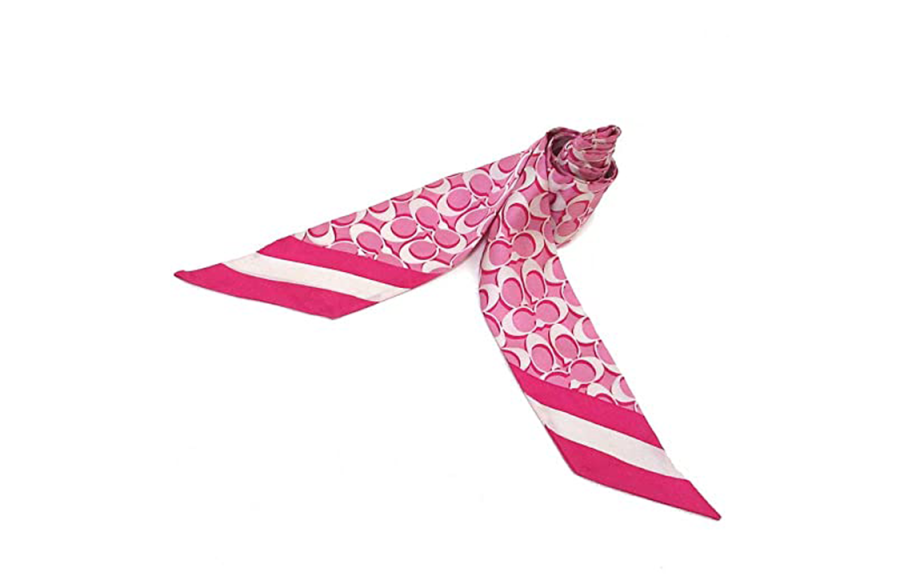 COACH COACH Silk Silk Scarves Women's
