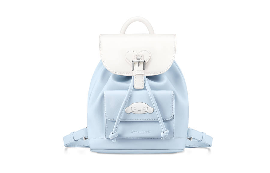Zgo Sanrio IP Collaboration Cinnamoroll Pu Backpack Women's Sky Blue
