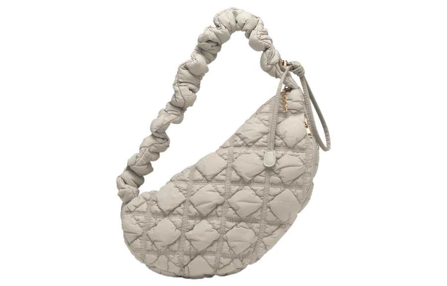 CARLYN Nylon Crossbody Bag, Shoulder Bag Regular Women's Gray