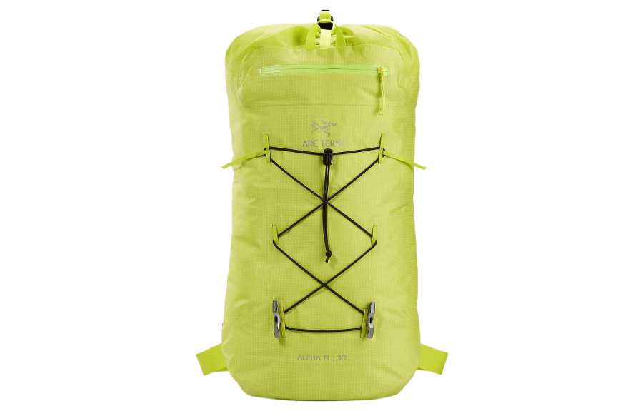 Arcteryx Arc'teryx ALPHA FL 30L Mountaineering Bag Backpack Outdoor Bag Nylon Dark Sprint Green Unisex