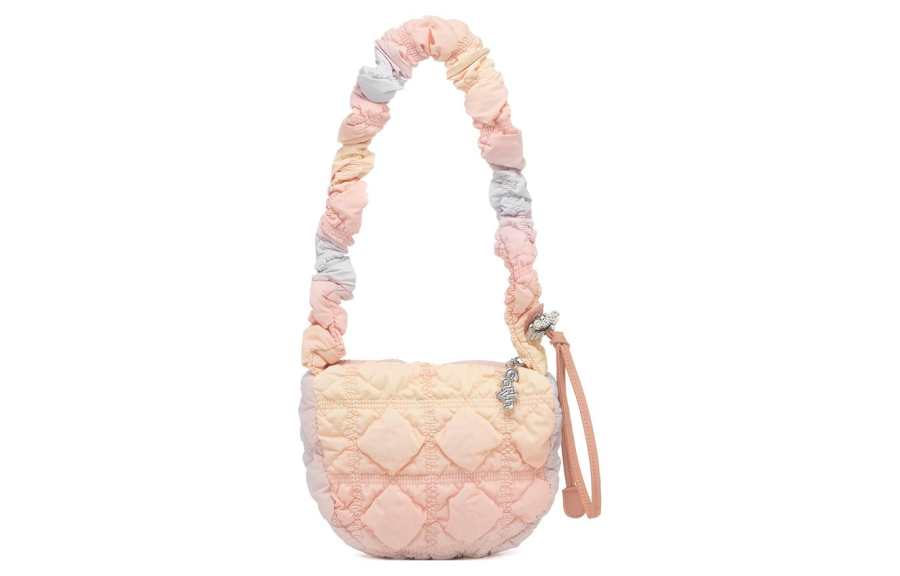 CARLYN Polyester Fiber PU Cloud Bag, Shoulder Bag, Crossbody Bag Regular Women's Pink Cake