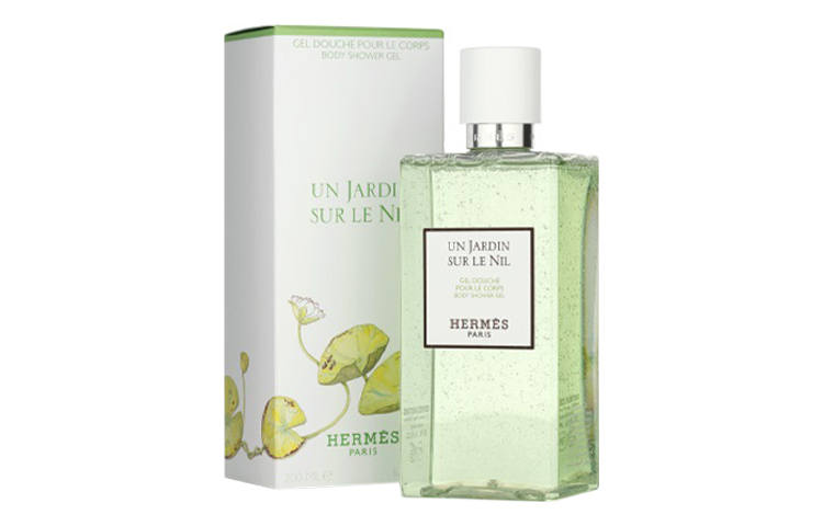 HERMES Un Jardin Sur Le Nil Women's Shower Gel Repairing Oil Control Moisturizing And Nourishing Musk Peony 80ml/200ml