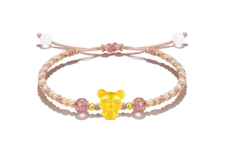 KING TAI SANG Gold Bracelet Unisex