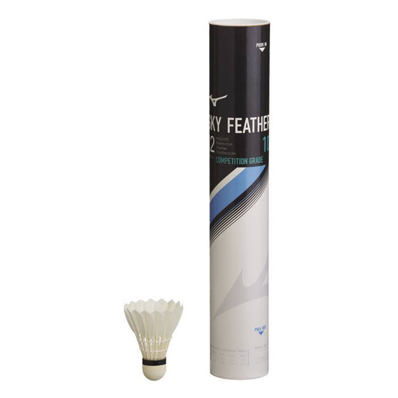 Mizuno Mizuno Goose Feather Shuttlecock 12 Pack Goose Feather Match Ball Shuttlecocks