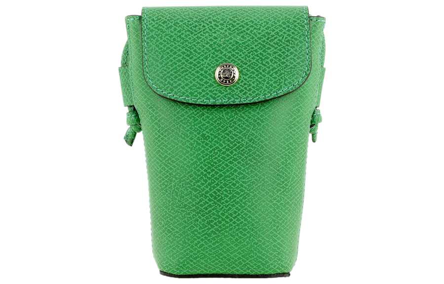 LONGCHAMP LONGCHAMP Logo embossed Leather Phone Case