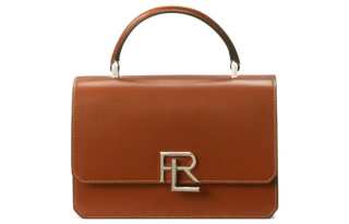 Ralph Lauren Collection Polo Ralph Lauren Calfskin With Lambskin Handbag Regular Women's Taupe
