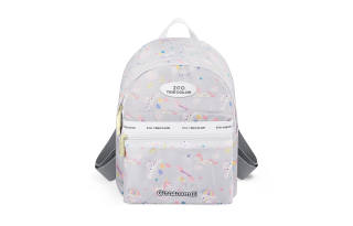 Zgo Cinnamoroll, Sanrio IP Collaboration Polyester Backpack Medium Women's Light Gray