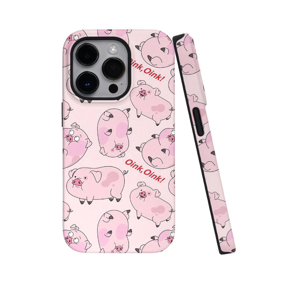 VICY VICY PC Material Impact Resistant Full Screen Pig Design Phone Cases