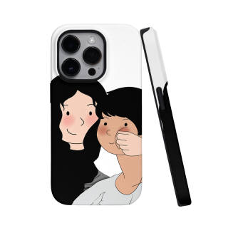 VICY PC Material Fall Proof Couples Stick To Their Faces Phone Cases