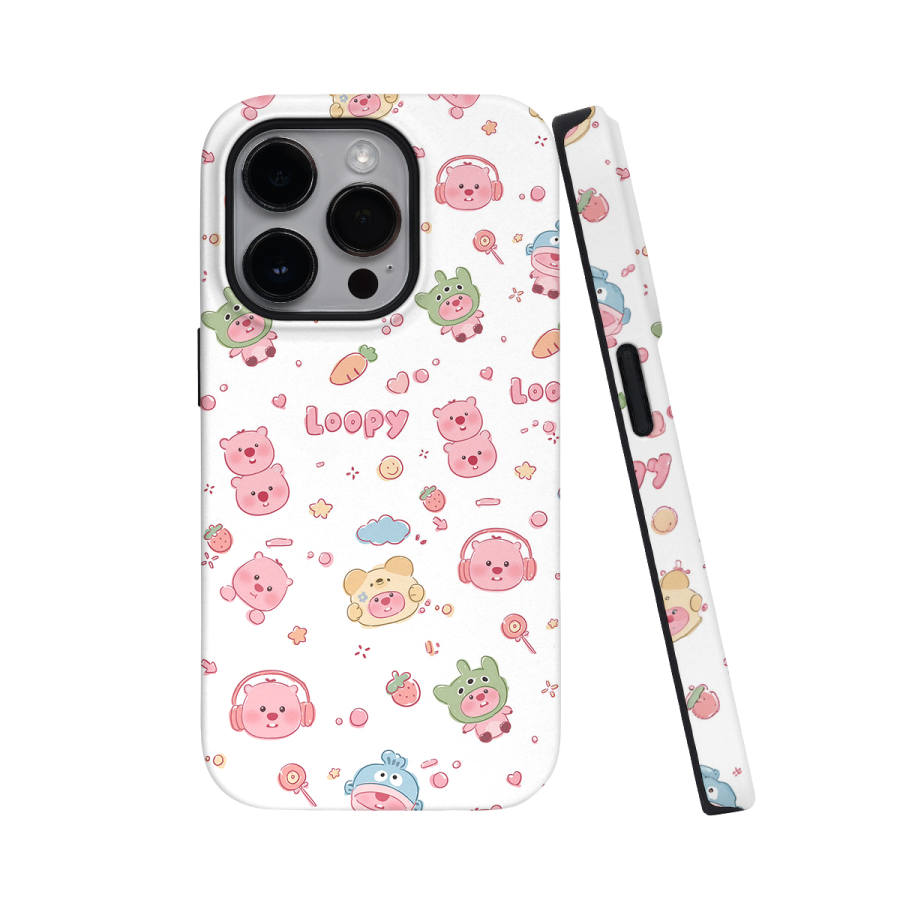 VICY VICY Silicone+PC Impact Resistant Mini Piglet Model Phone Cases