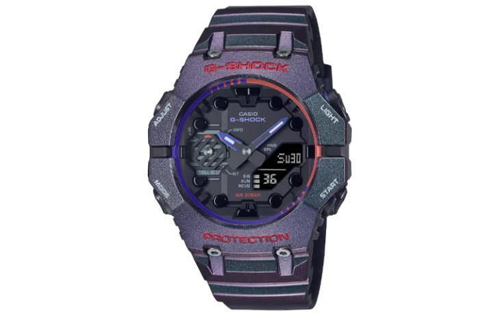 CASIO CASIO Men Liquid Crystal/Analog Dual Display Series Black Watch GA-B001AH-6AJF