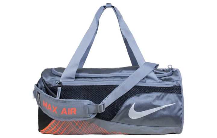 Nike Nike Polyester Portable Crossbody Bag, Travel Bag, Gym Bag Large Unisex Gray