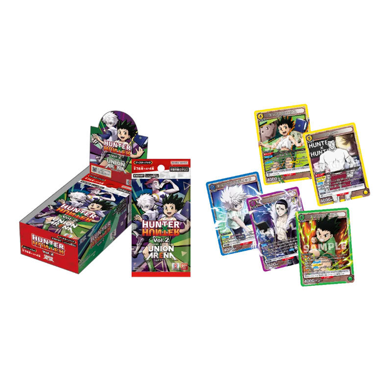 BANDAI UNION ARENA Hunter X Hunter Supplementary Pack Vol.2 EX01BT IP / Anime Cards Whole Box