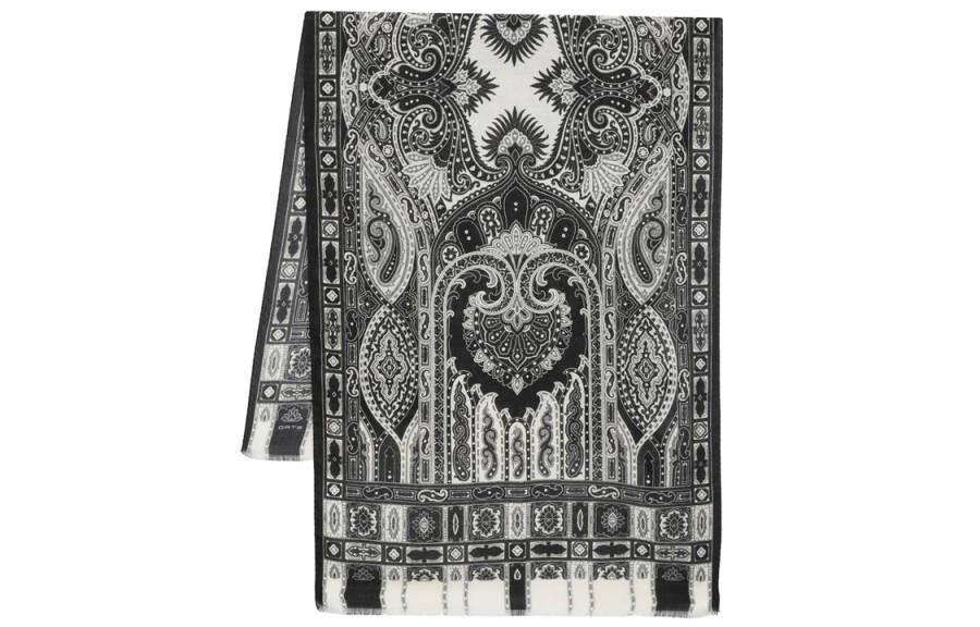ETRO Paisley print Wool Scarf