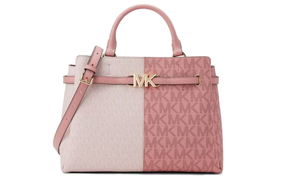 MICHAEL KORS Artificial Leather Tote Bag, Shopping Bag, Shoulder Bag, Handbag Large Women's Light Pink Multicolor Nude