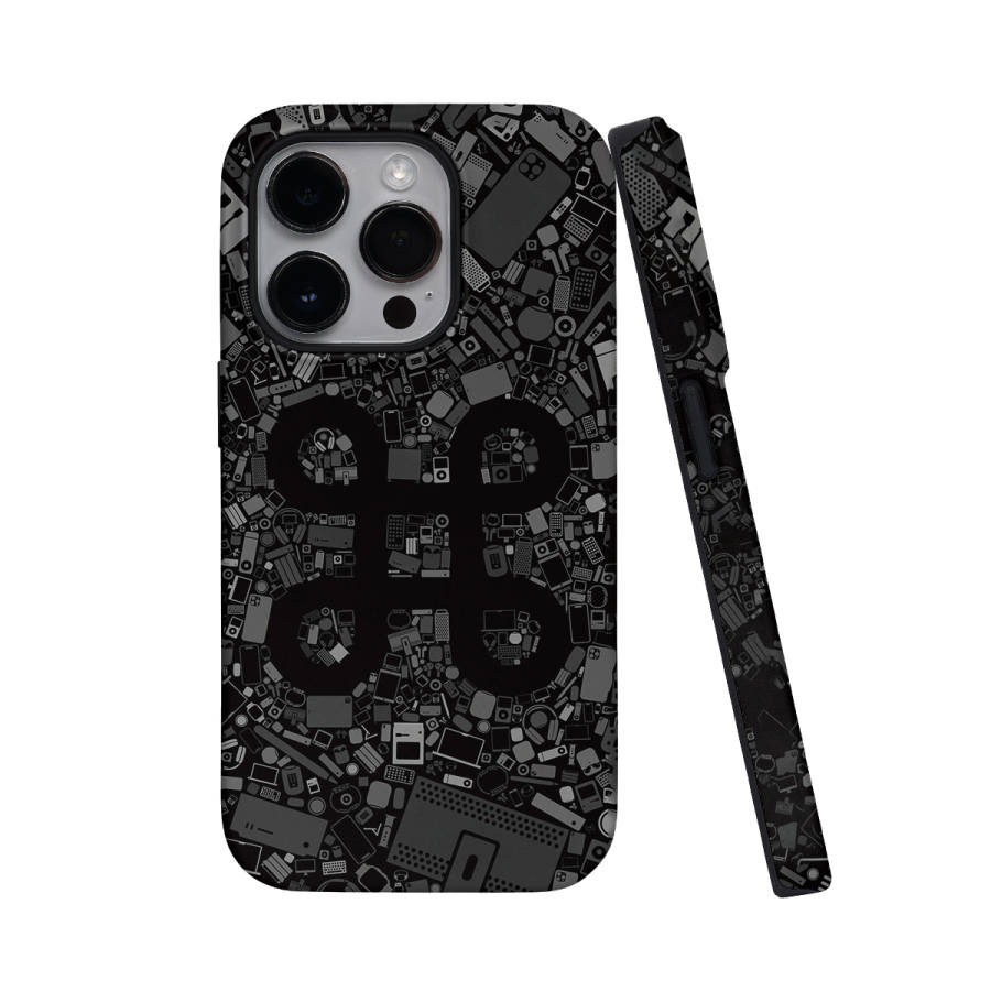 Keshami Keshami PC Material Black Digital Drop Resistant With Magnetic Phone Cases