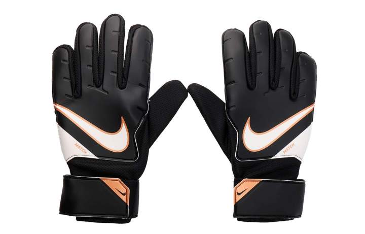 Nike Nike Latex, Polyester, Vinyl Acetate, Polyamide Gloves Men's Black