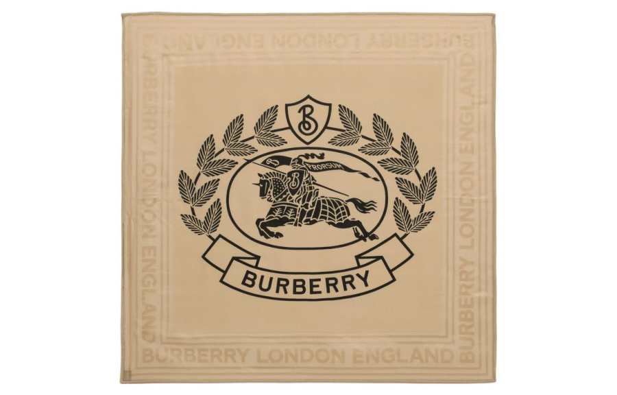 Burberry Silk Scarves Women's Beige