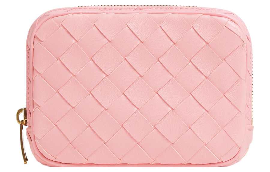 Bottega Veneta Teen Intrecciato Zippered Pouch