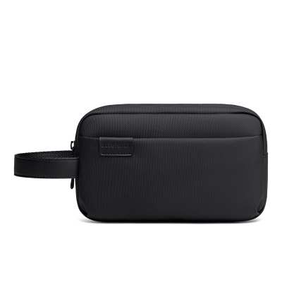 ARCTIC HUNTER Woven Surface Zip Closure Clutch Box Bag Cell Phone Pouch Clutch Regular Men's Black/Gray