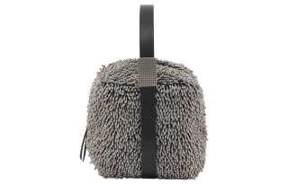 Lanvin Adjustable Strap Calfskin One Shoulder Handbag Women's Silver & Black