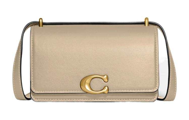 COACH Bandit Calfskin Crossbody Bag, Shoulder Bag Women's Ivory White